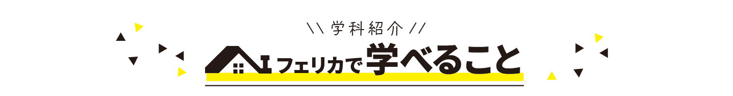 学科紹介｜フェリカで学べること