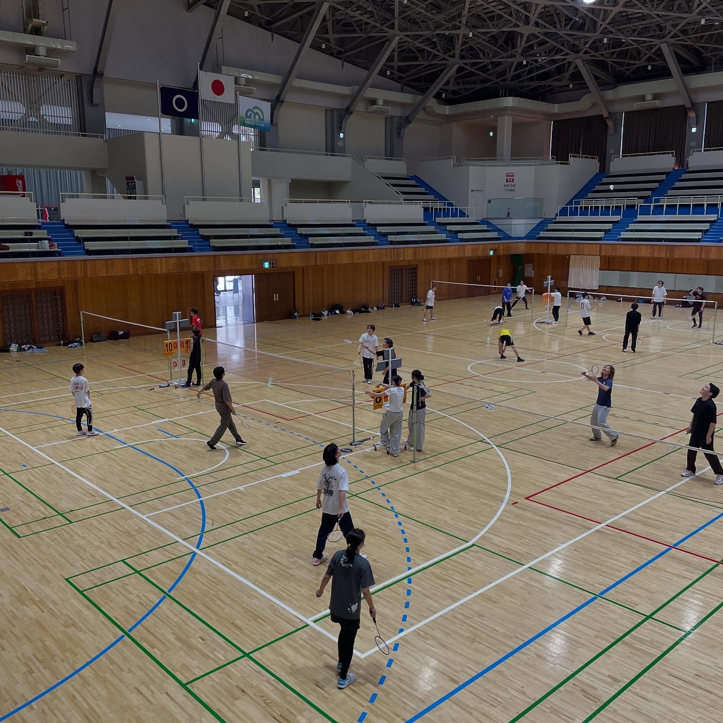 2025スポーツ大会2回目バドミントン